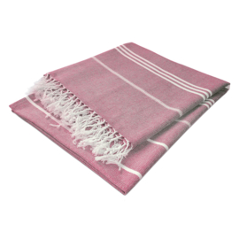 Serviette de Bain Hammam Rouge 90x165cm 100% Coton - Treb WS