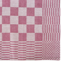 Guardanapos de mesa xadrez vermelho e branco 40x40cm 100% algodão - Treb WS