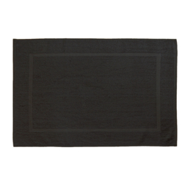 Tappetino da bagno nero 50x75 cm 100% cotone 500 g/m² - Treb TT