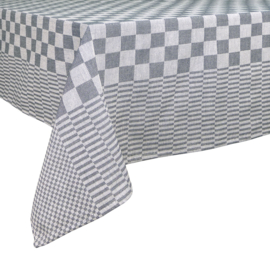 Tablecloth Black and White Checkered 140x200cm 100% Cotton - Treb WS