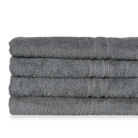 Badehåndklæde antracit 50x100cm 100% bomuld - Treb ADH