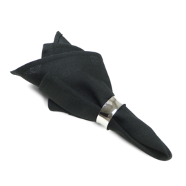 Servetter Svart 40x40cm Bomull - Treb X