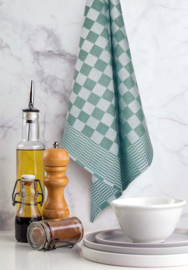 Tea Towel Green 65x65cm - Treb WS