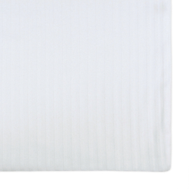 Dynebetræk Hvid Microstripe 145x235cm 5 mm spor - Treb Bed & Bath