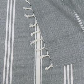 Ręcznik Hammam, Szary, 90x145 cm, 100% Bawełna, Treb WS