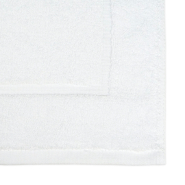 Bath Mat White 50x76cm - Treb Towels