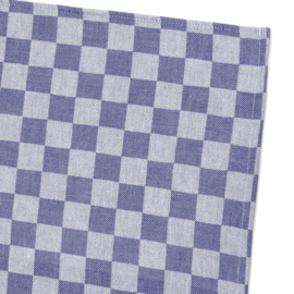 Tischläufer Blau-Weiß Kariert 50x140cm 100% Baumwolle - Treb WS