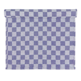 Table Runner Blue and White Checkered 50x140cm 100% Cotton - Treb WS