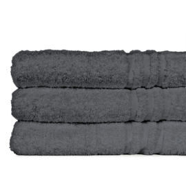 Badehåndklæde Mørkegrå 70x140cm 100% Bomuld 500 GSM - Treb TT