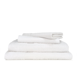 Serviette de bain blanche 50x90cm 100% coton - Treb STAN