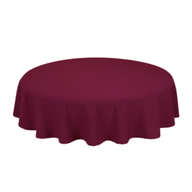 Tablecloth Round Maroon 132cm Ø - Treb SP