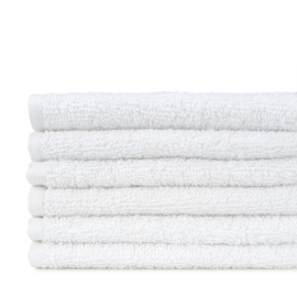 Gæstehåndklæde Hvid Borderless 30x30cm 450 gr / m2 - Treb Bed & Bath