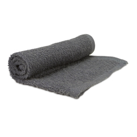 Gæstehåndklæder Mørkegrå 30x30cm 100% Bomuld - Treb SH