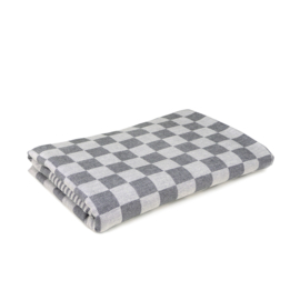 Tablecloth Black and White Checkered 140x200cm 100% Cotton - Treb WS