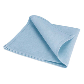 Serviettes de Table Bleu Clair 40x40cm Coton - Treb X