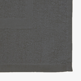 Alfombra de baño gris oscuro 50x75cm 100% algodón 500 gsm - Treb TT