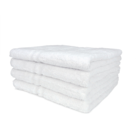 Badehåndklæde Hvid 50x100cm 500 gr / m2 - Treb Bed & Bath