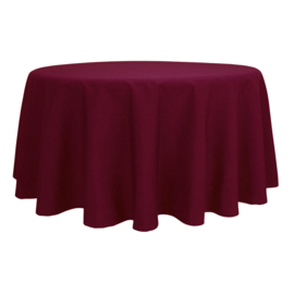 Tablecloth Round Maroon 300cm Ø - Treb SP