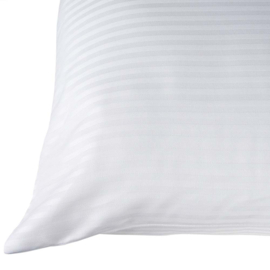 Pillow Case White Microstripe 5mm 53x86cm - Treb RH