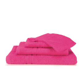 Badetuch Fuchsia Rosa 50x100cm 100% Baumwolle - Treb ADH