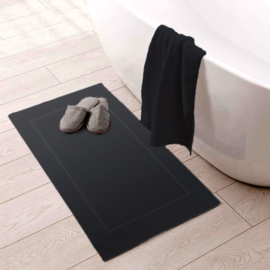 Bath mat Black 50x75cm 100% Cotton 500 GSM - Treb TT