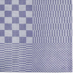 Toalha de Mesa Azul e Branca Xadrez 140x240cm 100% Algodão - Treb WS