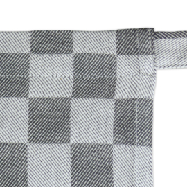 Fartuch, czarno-biała w kratkę, 60x70 cm, 100% bawełna, Treb WS