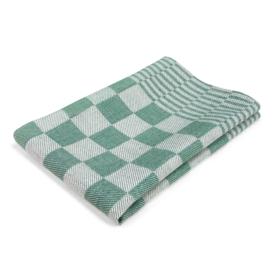 Guardanapos de mesa xadrez verde e branco 40x40cm 100% algodão - Treb WS