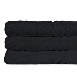 Towel Black 50x100cm 100% Cotton 500 GSM - Treb TT