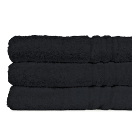 Toalla de sauna negra 100x150 cm 100% algodón - Treb SH