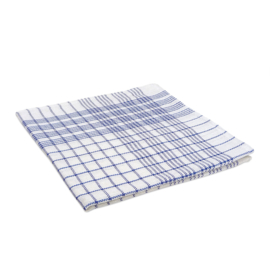 Geschirrtuch Weiß mit Blauen Streifen 70x70cm - Treb Towels