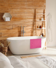 Asciugamano Da Bagno Fucsia 70x130cm - Treb ADH