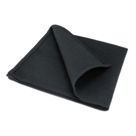 Serviettes de Table Noir 40x40cm Coton - Treb X