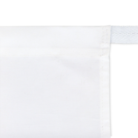 Apron White 80x60cm Polycotton - Treb ELS