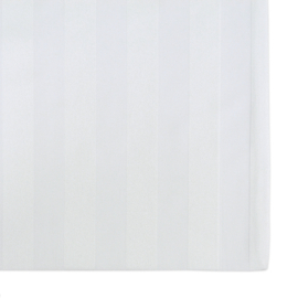 Täcke lakan, vit, 140x250 cm, 1 person, vävda satinband, PC 50-50, Treb PH