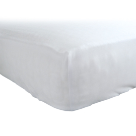 Fitted Sheet White 90x200 + 20cm PC 50-50 - Treb PH