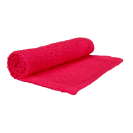 Toalhas de banho vermelhas 30x30cm 100% algodão - Treb SH