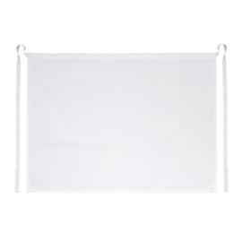 Schort Sloof Wit 80x60cm - Polycotton Treb ELS