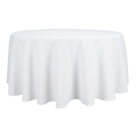 Tablecloth Round White 132cm Ø - Treb SP