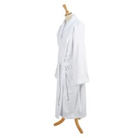 Bathrobe GOTS Cotton Raglan Sleeve White Size M/XL _Treb BR