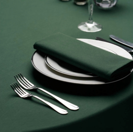 Tablecloth Round Forest Green 163cm Ø - Treb SP