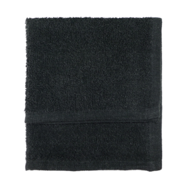 Asciugamani Per Ospiti Nero 30x30cm 100% Cotone - Treb SH