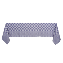 Mantel de Mesa Cuadros Azules y Blancos 140x140cm 100% Algodón - Treb WS