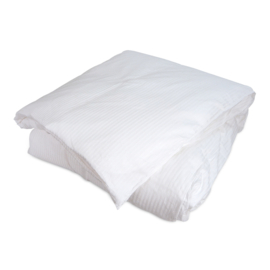 Funda Nórdica Blanco Microstripe 215x235cm 5 mm Pistas - Treb Bed & Bath