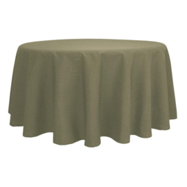 Tafelkleed Rond Olive 163cm Ø - Treb SP