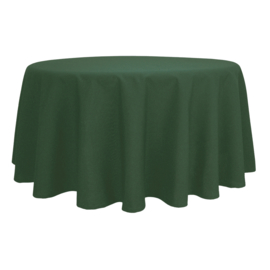 Tablecloth Round Forest Green 132cm Ø - Treb SP
