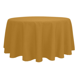 Tablecloth Round Gold 330cm Ø - Treb SP