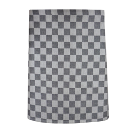 Fartuch, czarno-biała w kratkę, 60x70 cm, 100% bawełna, Treb WS