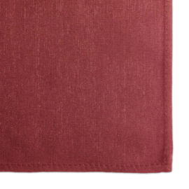 Serviettes de Table Rouge 40x40cm - Coton, Treb X