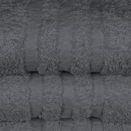 Toalha cinza escuro 50x100cm 100% algodão 500 g/m2 - Treb TT